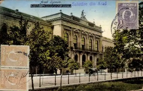Ak Arad Rumänien, Lyzeum