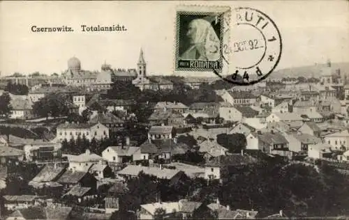 Ak Чернівці  Czernowitz Ukraine, Gesamtansicht