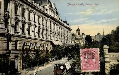 Ak București Bukarest Rumänien, Grand-Hotel