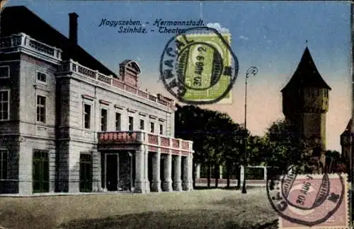 Ak Sibiu Nagyszeben Hermannstadt Rumänien, Theater