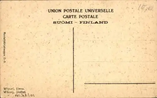 Ak Wyborg Wiborg Viipuri Russland, Slottet