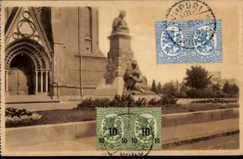 Ak Wyborg Wiborg Viipuri Russland, Agricola-Denkmal