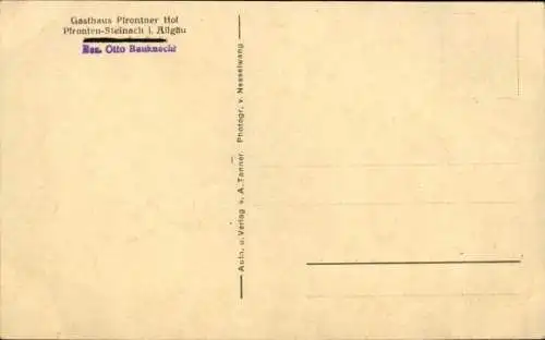Ak Steinach Pfronten im Allgäu, Gasthaus Pfrontner Hof