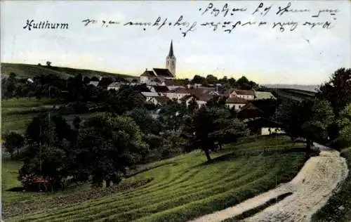 Ak Hutthurm im Ilztal Niederbayern, Panorama