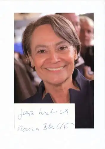 Ak Schauspielerin Monica Bleibtreu, Portrait, Autogramm