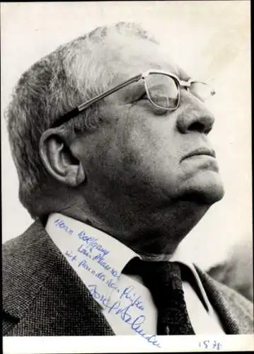 Ak Schauspieler Josef Dahmen, Portrait, Autogramm