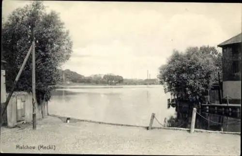 Ak Malchow in Mecklenburg, Blick aufs Wasser