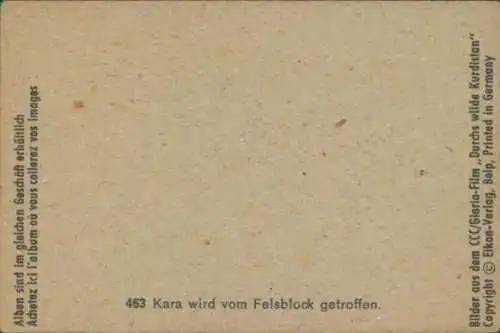 Sammelbild Karl May, Filmszene, Durchs wilde Kurdistan, Nr. 463