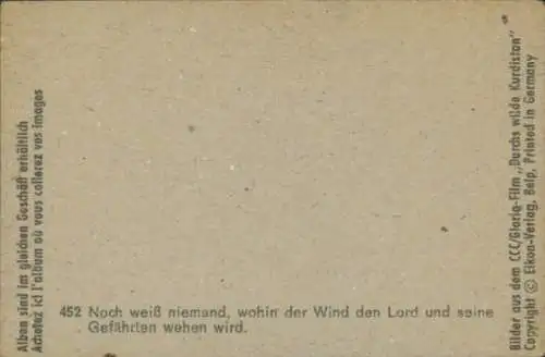 Sammelbild Karl May, Filmszene, Durchs wilde Kurdistan, Nr. 452