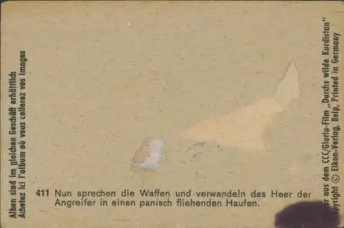 Sammelbild Karl May, Filmszene, Durchs wilde Kurdistan, Nr. 411