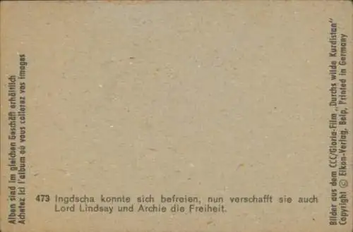 Sammelbild Karl May, Filmszene, Durchs wilde Kurdistan, Nr. 473