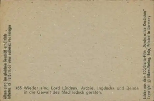 Sammelbild Karl May, Filmszene, Durchs wilde Kurdistan, Nr. 455