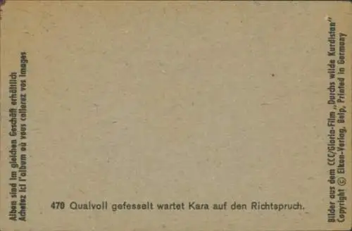 Sammelbild Karl May, Filmszene, Durchs wilde Kurdistan, Nr. 470