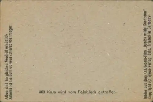 Sammelbild Karl May, Filmszene, Durchs wilde Kurdistan, Nr. 463