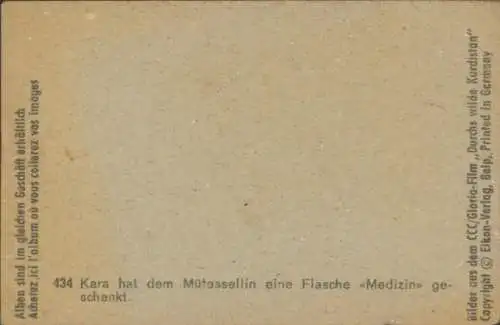 Sammelbild Karl May, Filmszene, Durchs wilde Kurdistan, Nr. 434