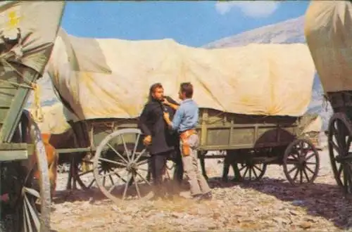 Sammelbild Karl May, Filmszene, Winnetou III, Unter Geiern, Nr. 218