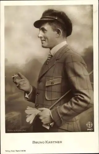 Ak Schauspieler Bruno Kastner, Portrait