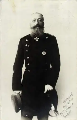 Foto Ak Prinz Wilhelm von Baden, Portrait, Uniform, Orden