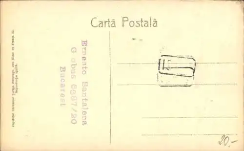 Ak Rumänien, Mann in Tracht