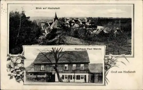 Ak Hochstedt Erfurt in Thüringen, Gasthaus, Totalansicht