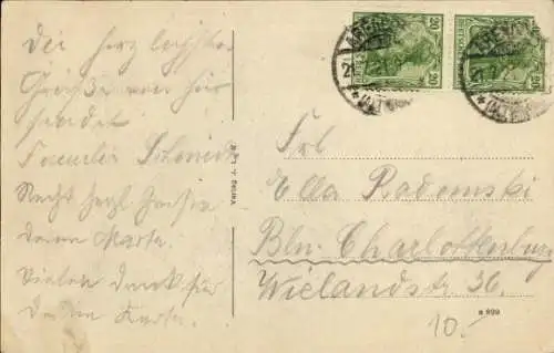 Ak Arendsee in der Altmark, Teilansicht