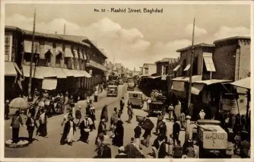 Ak Bagdad Irak, Rashid-Street