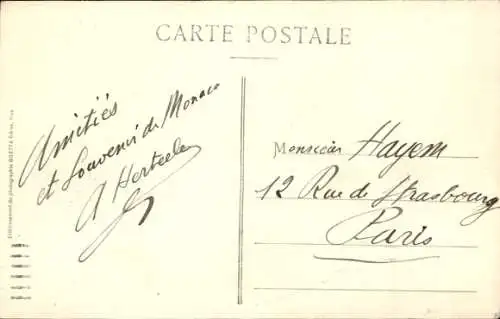 Ak Monaco, La Ville, Le Rocher