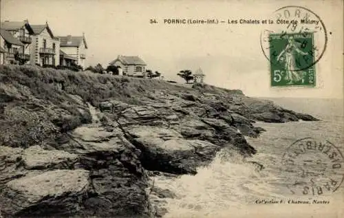 Ak Pornic Loire Atlantique, Le Chalets, Cote de Malmy