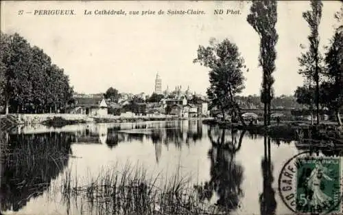 Ak Périgueux Nouvelle-Aquitaine Dordogne, Kathedrale, vur preise de Sainte-Claire