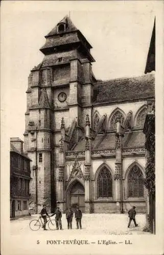 Ak Pont l'Eveque Calvados, Kirche