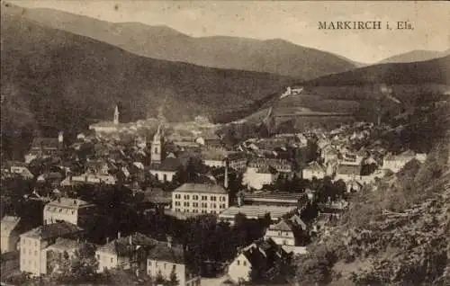 Ak Sainte Marie aux Mines Markirch Elsass Haut Rhin, Gesamtansicht