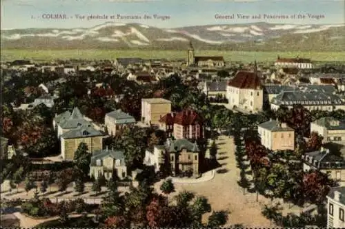 Ak Colmar Kolmar Elsass Haut Rhin, Panorama
