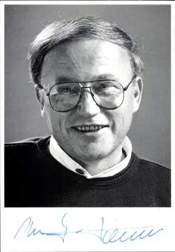 Ak Politiker Günther Jansen, Portrait, Sozialminister, Autogramm