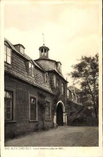 Ak Krefeld am Niederrhein, Das alte Crevelt, Haus Krakau