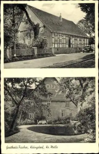 Ak Küingdorf Neuenkirchen Melle in Niedersachsen, Gasthaus Fischer