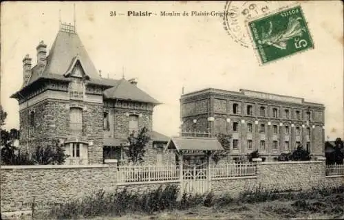 Ak Plaisir Yvelines, Moulin de Plaisir-Grignon