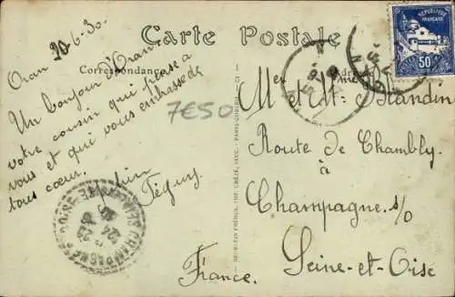 Ak Oran Algerien, Brunnen, Eingangstor zur Pascha-Moschee