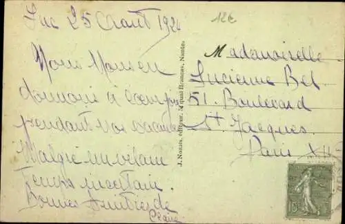 Ak Luc sur Mer Calvados, Rue Victor Hugo