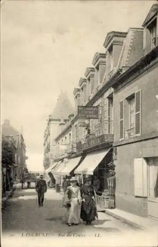 Ak Langrune sur Mer Calvados, Rue du Centre