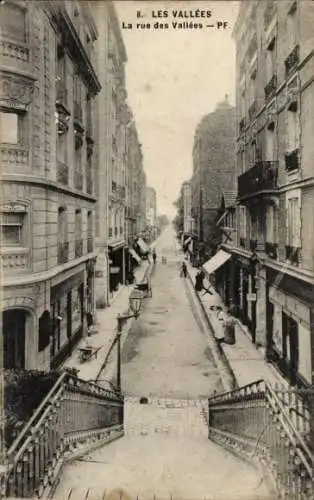 Ak Les Vallées Hauts de Seine, Rue des Vallées