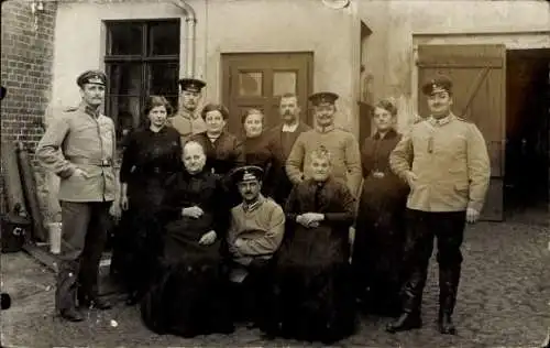 Foto Ak Zehrensdorf Zossen, Deutsche Soldaten in Uniformen, Garde Landsturm Batl., I WK