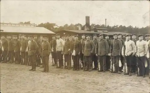 Foto Ak Wünsdorf Zossen in Brandenburg, Deutsche Soldaten in Uniformen, Res. Inf. Rgt. 202