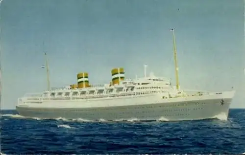 Ak Dampfer S.S. Nieuw Amsterdam, Holland-America Line HAL