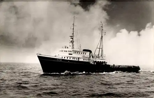 Ak Schleppschiff MT Clyde bei voller Fahrt, L. Smit & Co., Internationale Sleepdienst