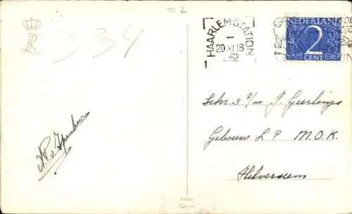 Ak Dampfschiff MS Sibajak, Koninklijke Rotterdamsche Lloyd, KRL