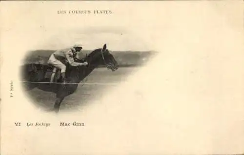 Ak Flat Races, Jockeys, Mac Ginn