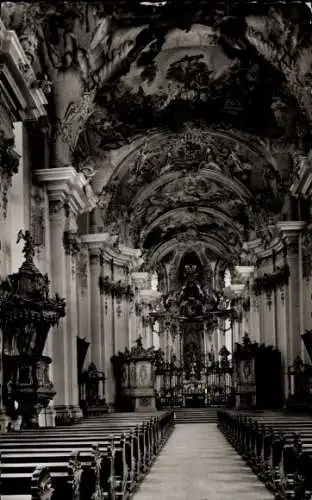 Ak Trier an der Mosel, Paulinuskirche, Innenraum