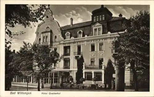 Ak Bad Wildungen in Hessen, Hotel Quellenhof