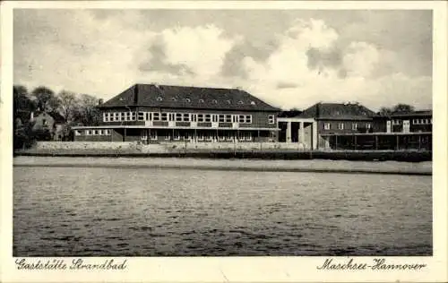 Ak Südstadt Hannover, Maschsee, Gaststätte Strandbad