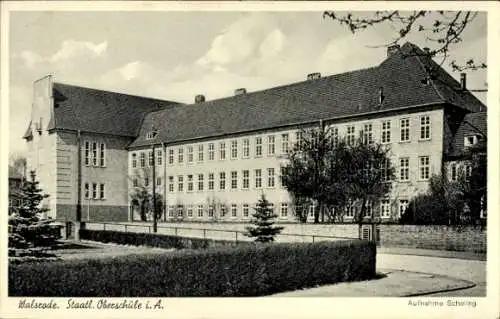 Ak Walsrode in der Lüneburger Heide, Staatl. Oberschule